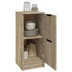 Sideboard 30x30x70 cm engineered wood Sonoma oak finish