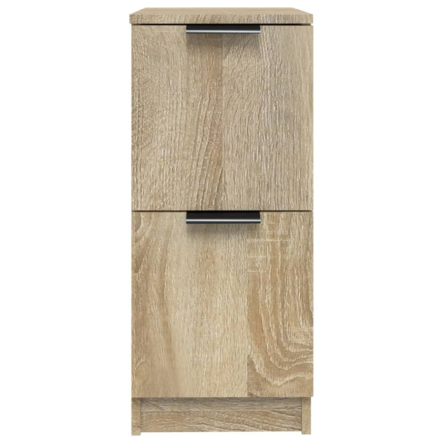 Dressoirs 2 St 30X30X70 Cm Bewerkt Hout Sonoma Eikenkleurig