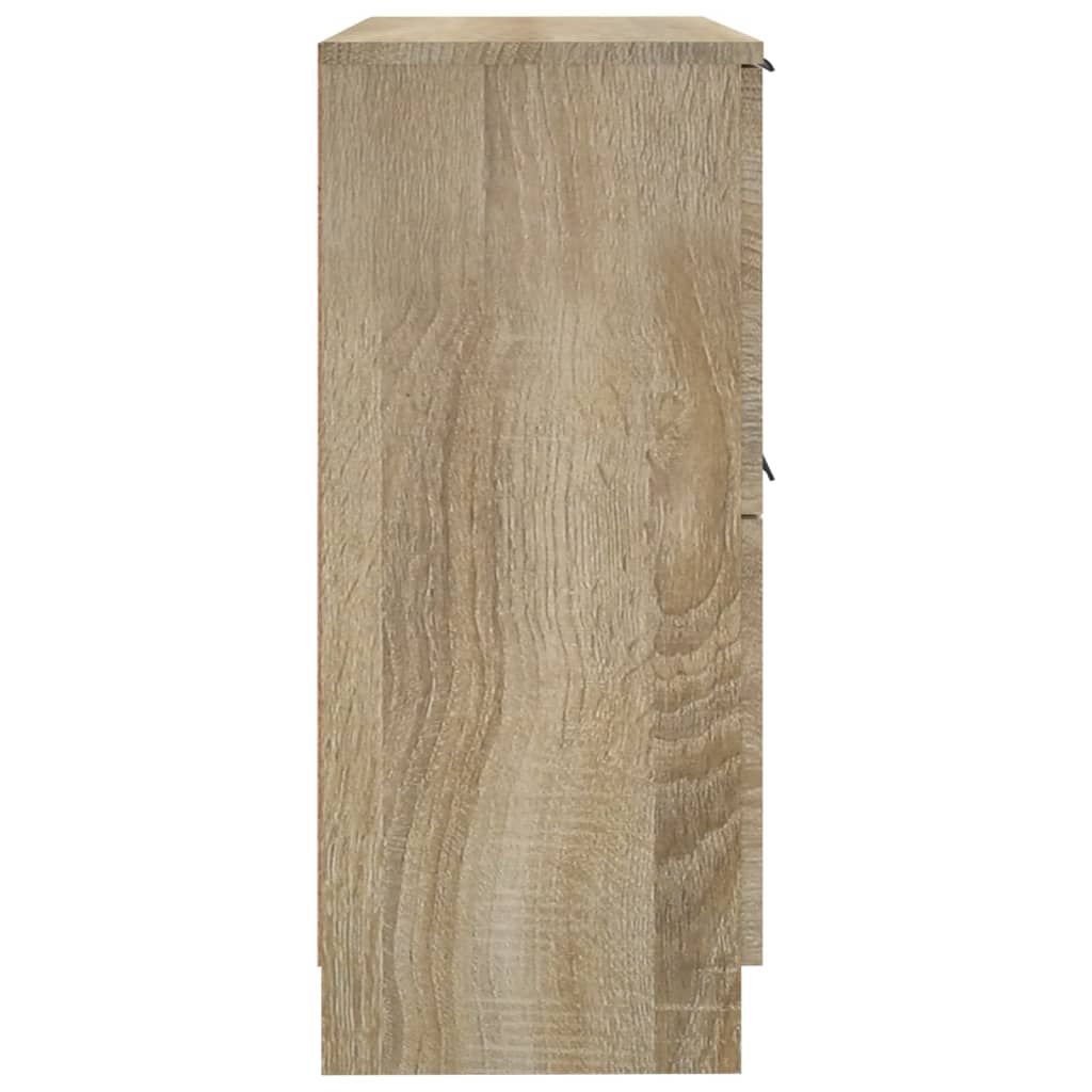 Dressoirs 2 St 30X30X70 Cm Bewerkt Hout Sonoma Eikenkleurig