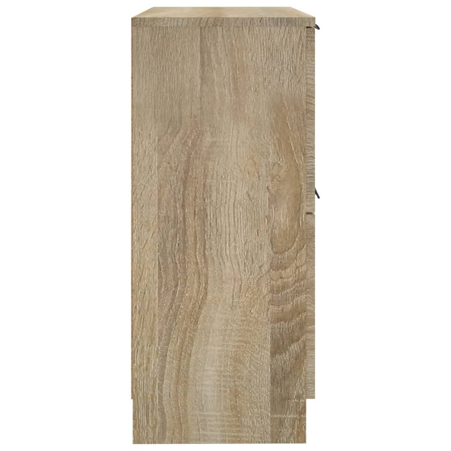Dressoirs 2 St 30X30X70 Cm Bewerkt Hout Sonoma Eikenkleurig
