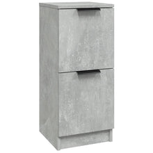 Dressoir 30X30X70 Cm Bewerkt Hout Betongrijs