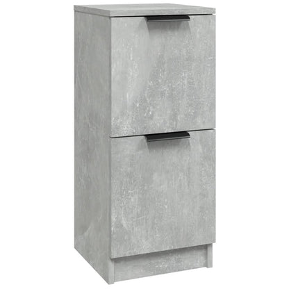 Dressoir 30X30X70 Cm Bewerkt Hout Betongrijs