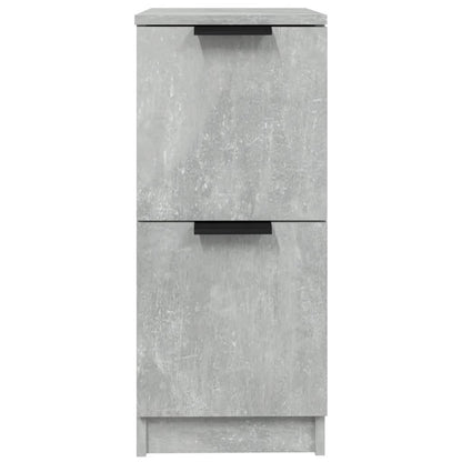 Dressoir 30X30X70 Cm Bewerkt Hout Betongrijs
