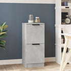 Sideboard 30x30x70 cm treated wood concrete grey