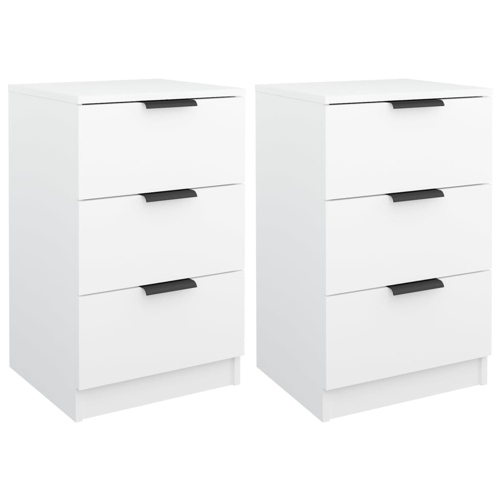 Nachtkastjes 2 St 40X36X65 Cm Wit