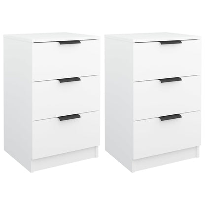 Nachtkastjes 2 St 40X36X65 Cm Wit