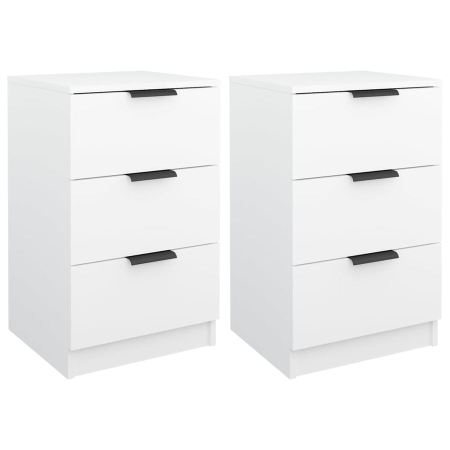 Nachtkastjes 2 St 40X36X65 Cm Wit