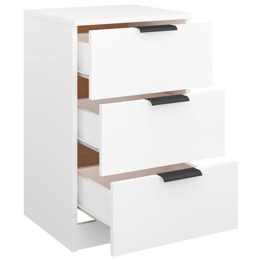 Nachtkastjes 2 St 40X36X65 Cm Wit