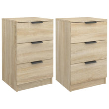 Nachtkastjes 2 St 40X36X65 Cm Sonoma Eikenkleurig