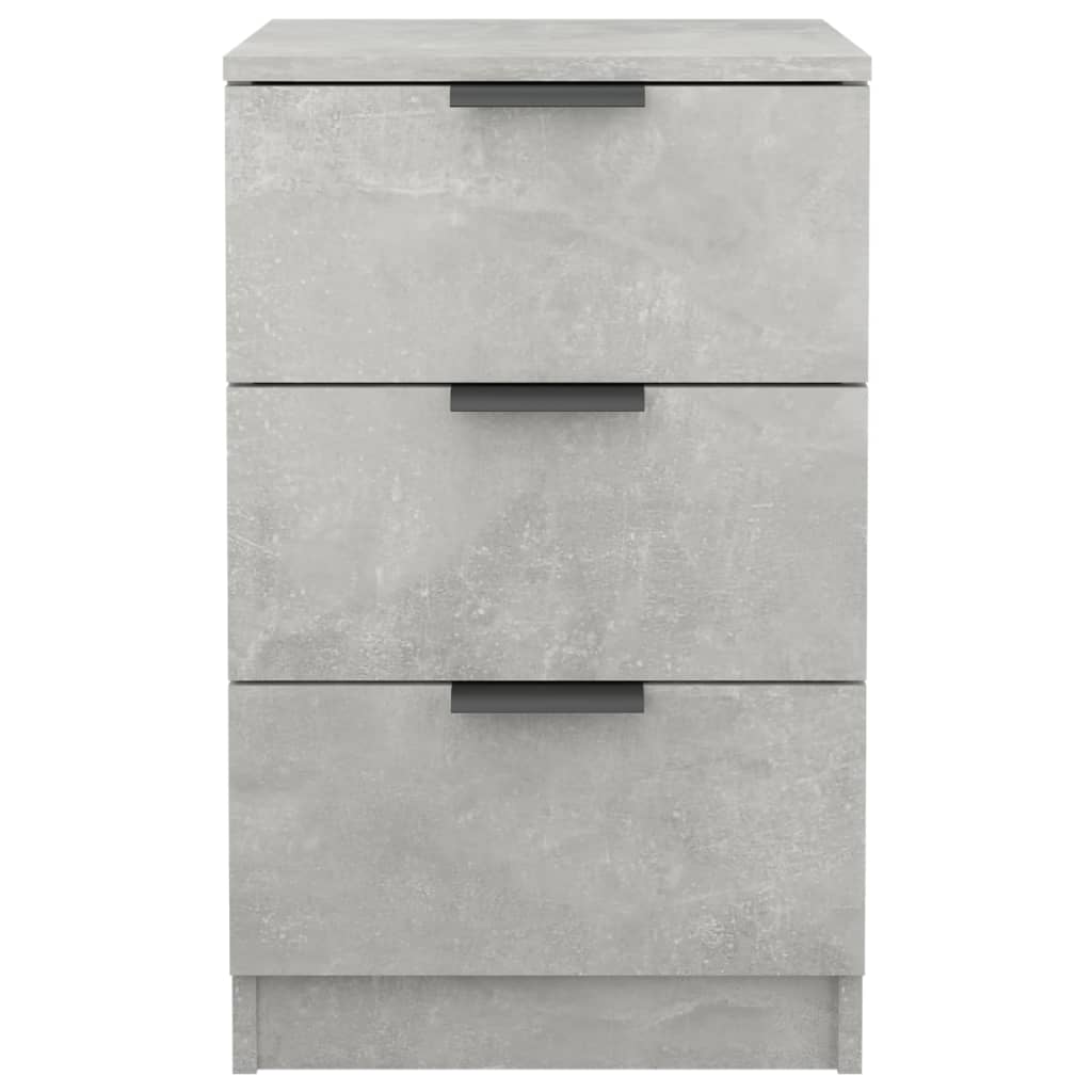 Nachtkastjes 2 St 40X36X65 Cm Betongrijs