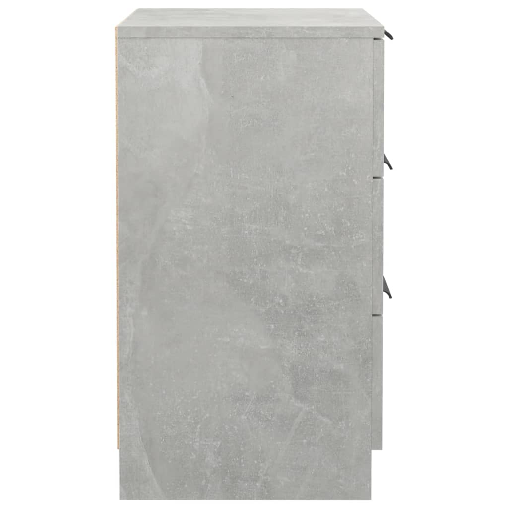 Nachtkastjes 2 St 40X36X65 Cm Betongrijs