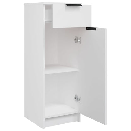 Badkamerkast 32X34X90 Cm Bewerkt Hout Wit