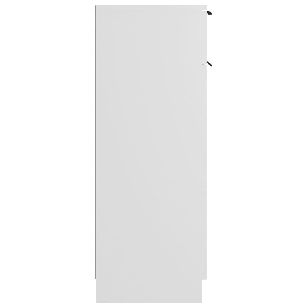 Badkamerkast 32X34X90 Cm Bewerkt Hout Wit