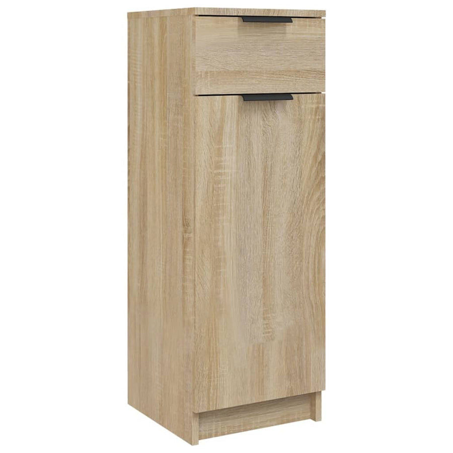 Badkamerkast 32X34X90 Cm Bewerkt Hout Sonoma Eikenkleurig