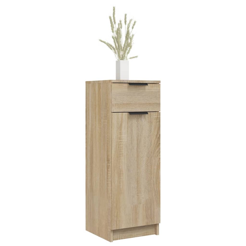 Badkamerkast 32X34X90 Cm Bewerkt Hout Sonoma Eikenkleurig
