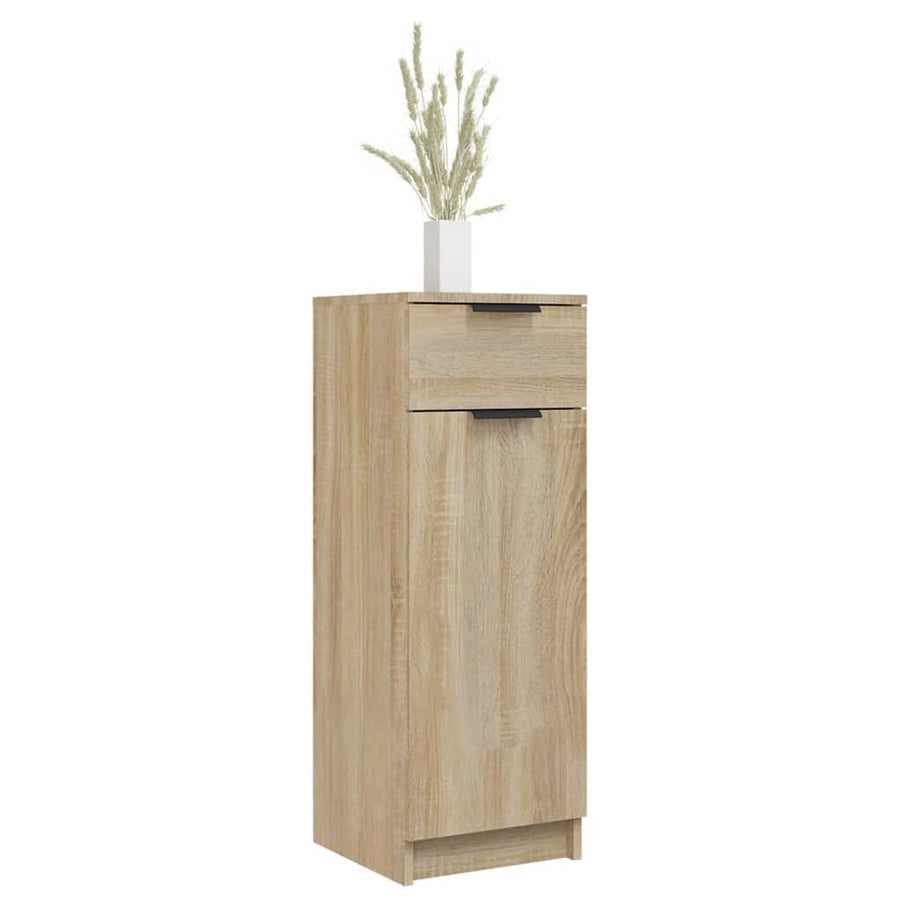 Badkamerkast 32X34X90 Cm Bewerkt Hout Sonoma Eikenkleurig
