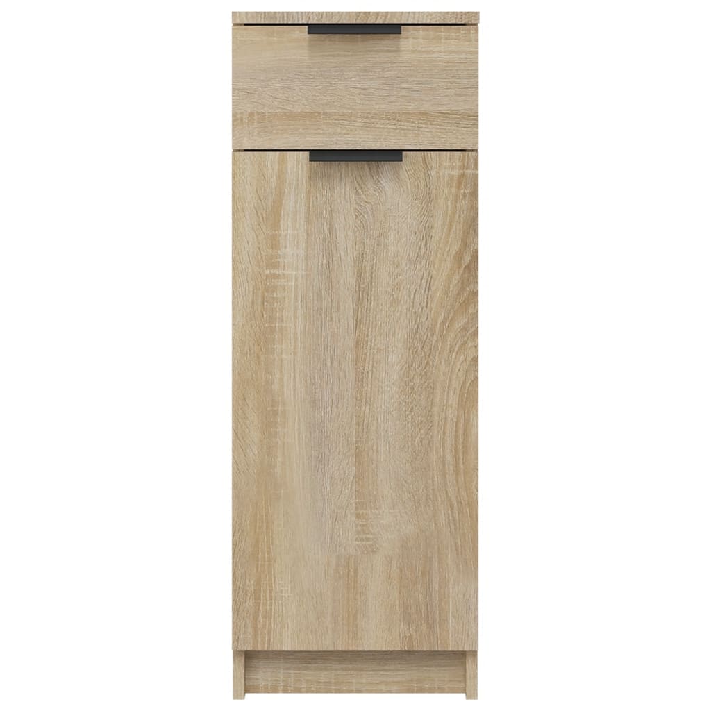 Badkamerkast 32X34X90 Cm Bewerkt Hout Sonoma Eikenkleurig