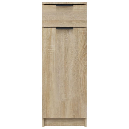 Badkamerkast 32X34X90 Cm Bewerkt Hout Sonoma Eikenkleurig