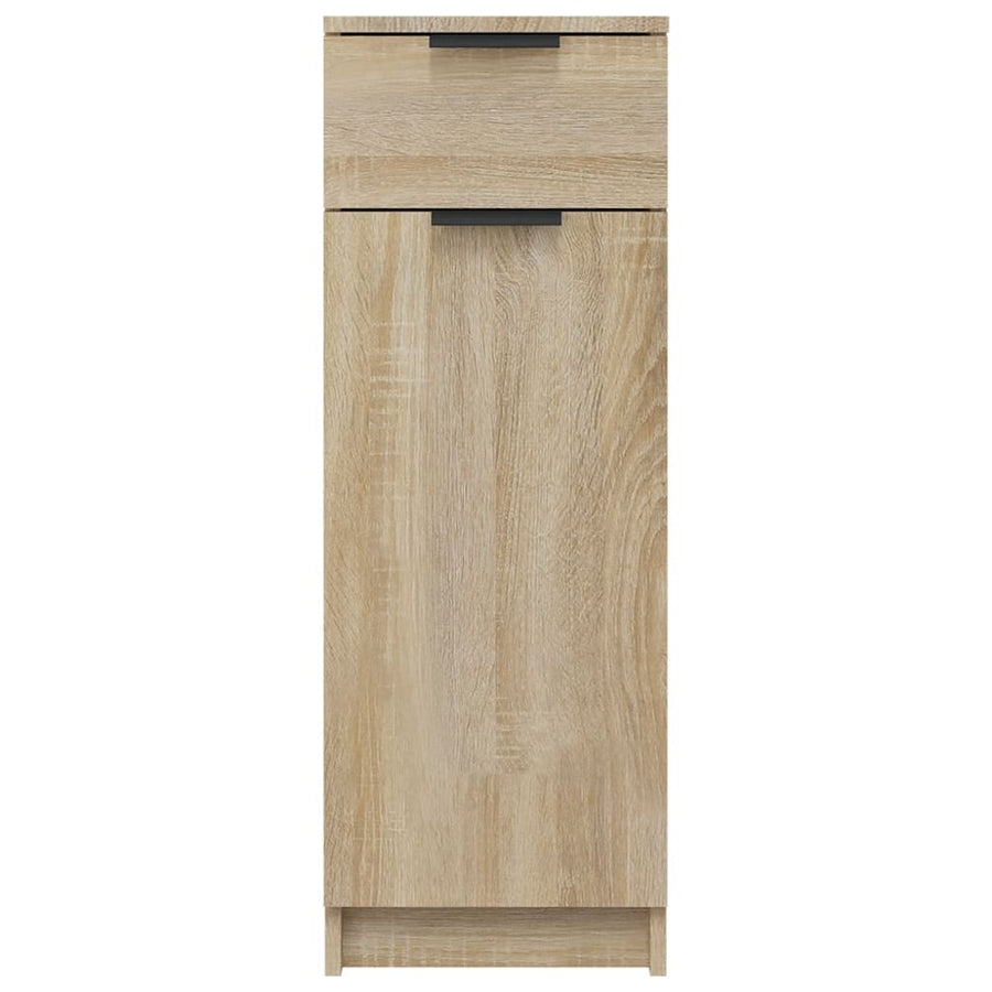 Badkamerkast 32X34X90 Cm Bewerkt Hout Sonoma Eikenkleurig