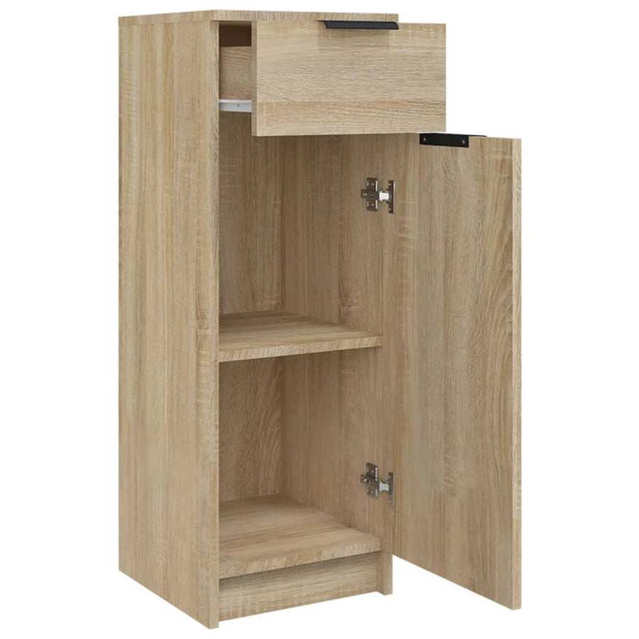 Badkamerkast 32X34X90 Cm Bewerkt Hout Sonoma Eikenkleurig