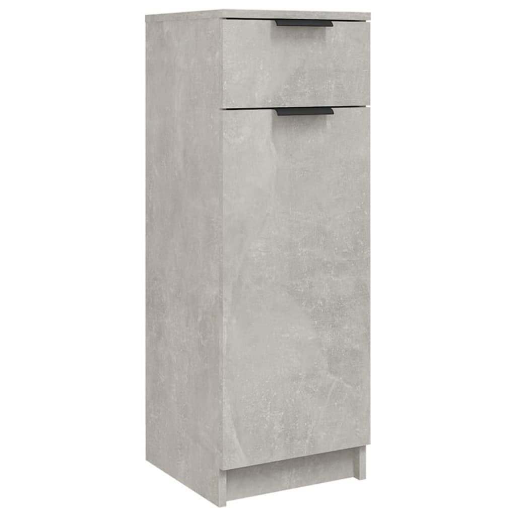 Badkamerkast 32X34X90 Cm Bewerkt Hout Betongrijs