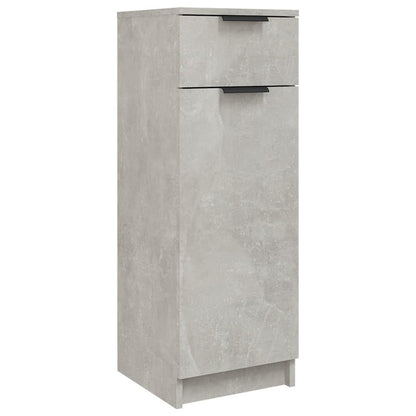Badkamerkast 32X34X90 Cm Bewerkt Hout Betongrijs