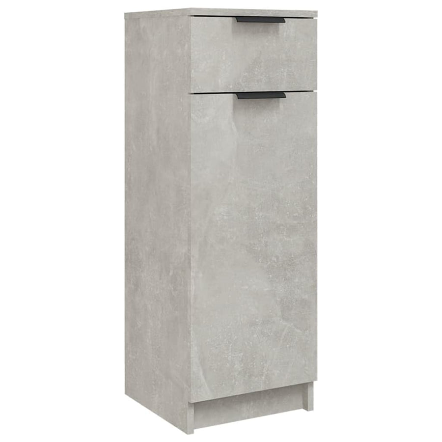Badkamerkast 32X34X90 Cm Bewerkt Hout Betongrijs