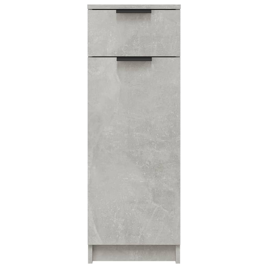 Badkamerkast 32X34X90 Cm Bewerkt Hout Betongrijs