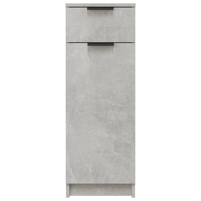 Badkamerkast 32X34X90 Cm Bewerkt Hout Betongrijs