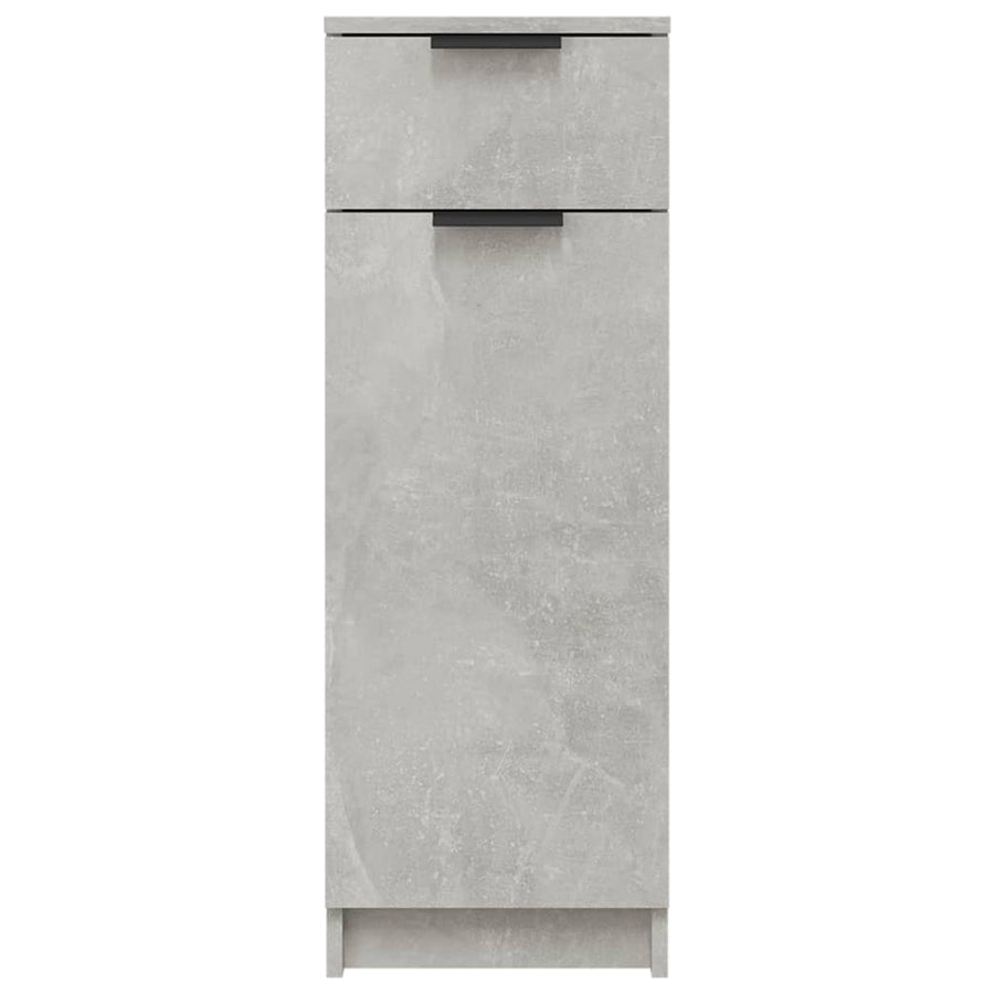 Badkamerkast 32X34X90 Cm Bewerkt Hout Betongrijs
