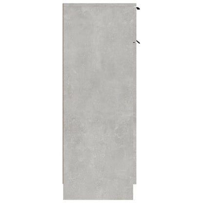 Badkamerkast 32X34X90 Cm Bewerkt Hout Betongrijs