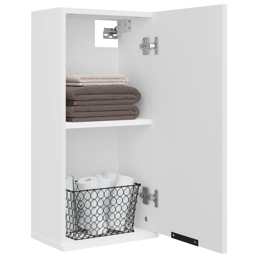 Badkamerkast Wandgemonteerd 32X20X67 Cm Wit