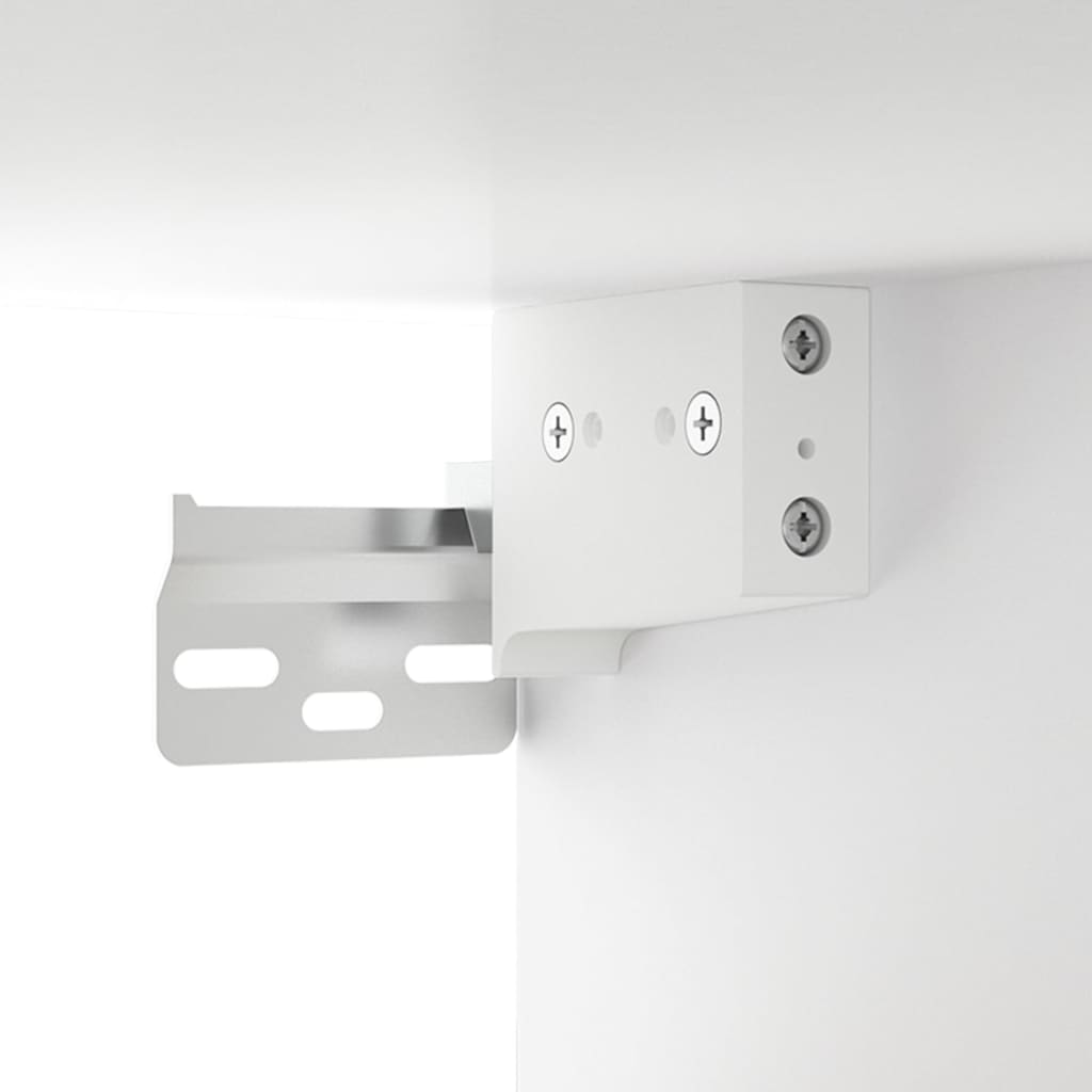 Badkamerkast Met Spiegel 64X20X67 Cm Wit