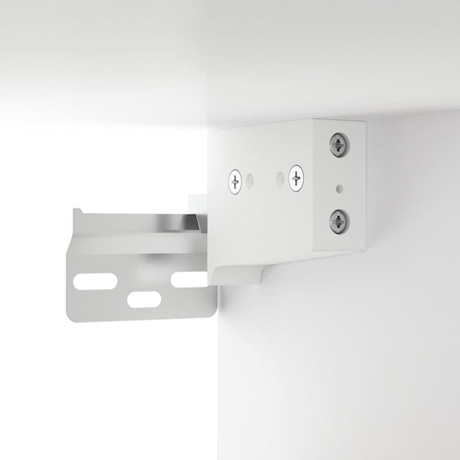 Badkamerkast Met Spiegel 64X20X67 Cm Wit