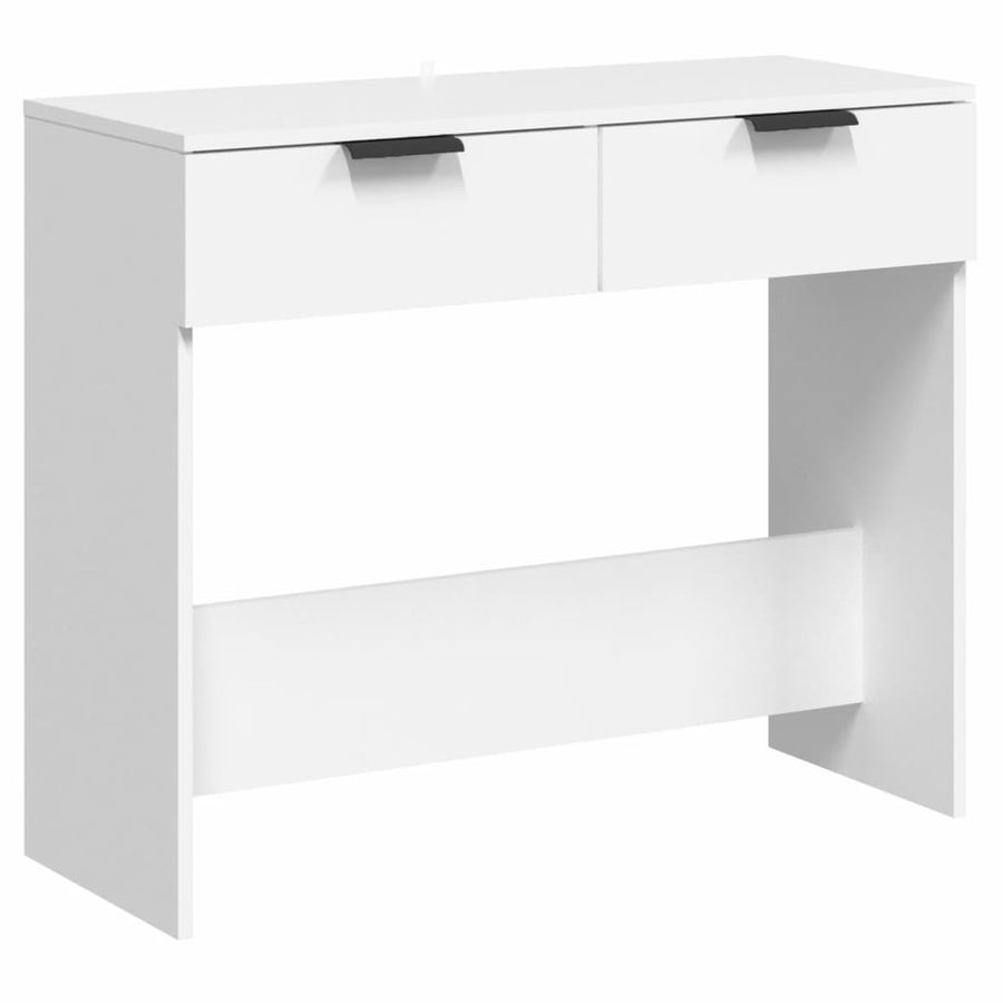Wandtafel 90x36x75 cm bewerkt hout wit Wit