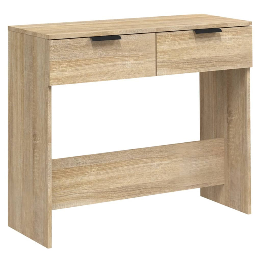 Wandtafel 90X36X75 Cm Bewerkt Hout Sonoma Eikenkleurig