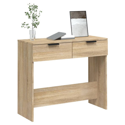 Wandtafel 90X36X75 Cm Bewerkt Hout Sonoma Eikenkleurig