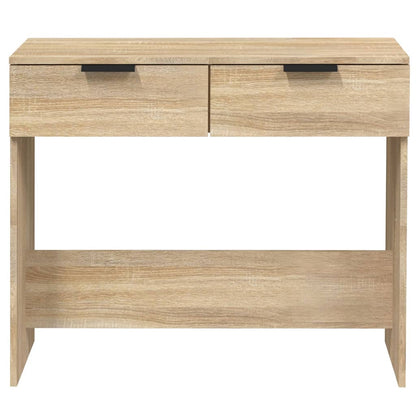 Wandtafel 90X36X75 Cm Bewerkt Hout Sonoma Eikenkleurig