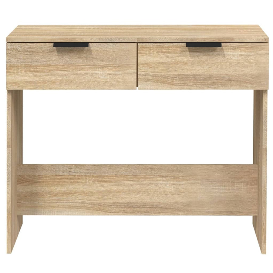 Wandtafel 90X36X75 Cm Bewerkt Hout Sonoma Eikenkleurig