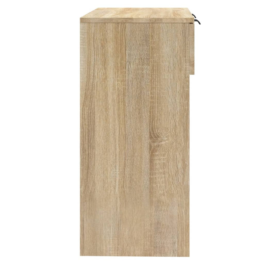 Wandtafel 90X36X75 Cm Bewerkt Hout Sonoma Eikenkleurig