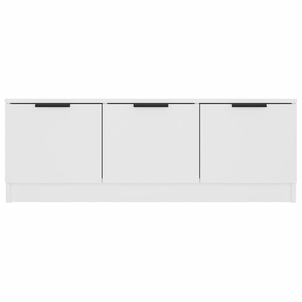 Tv-Meubel 02X35X36,5 Cm Bewerkt Hout Wit