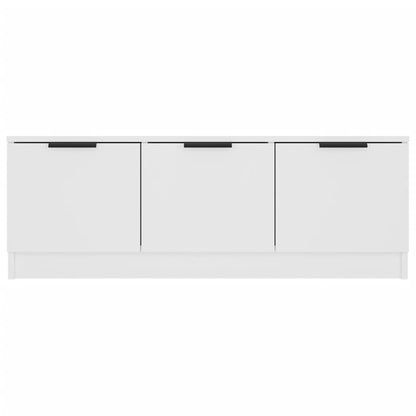 Tv-Meubel 02X35X36,5 Cm Bewerkt Hout Wit