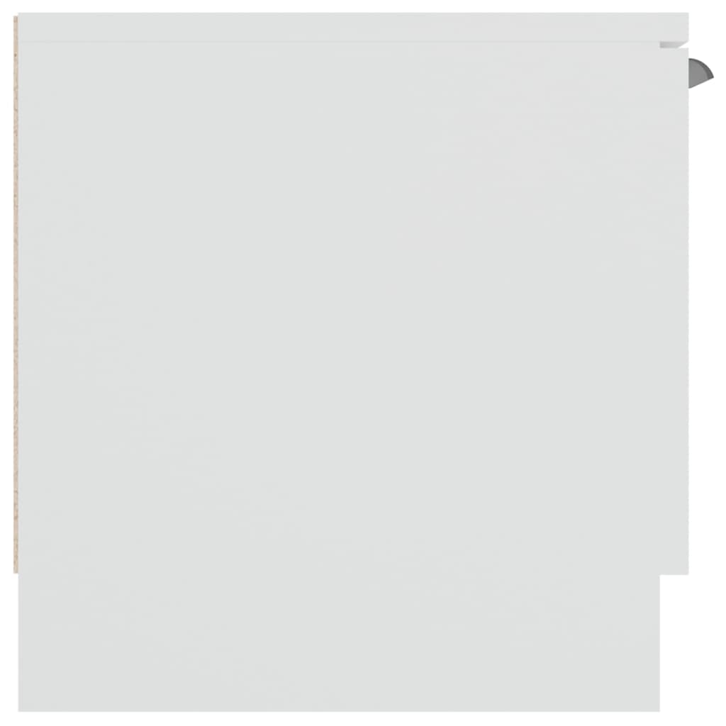 Tv-Meubel 02X35X36,5 Cm Bewerkt Hout Wit