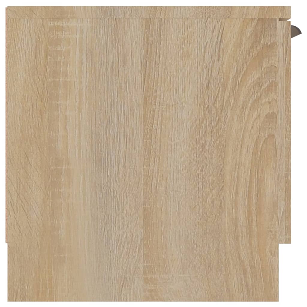 Tv-Meubel 02X35X36,5 Cm Bewerkt Hout Kleurig Sonoma eiken