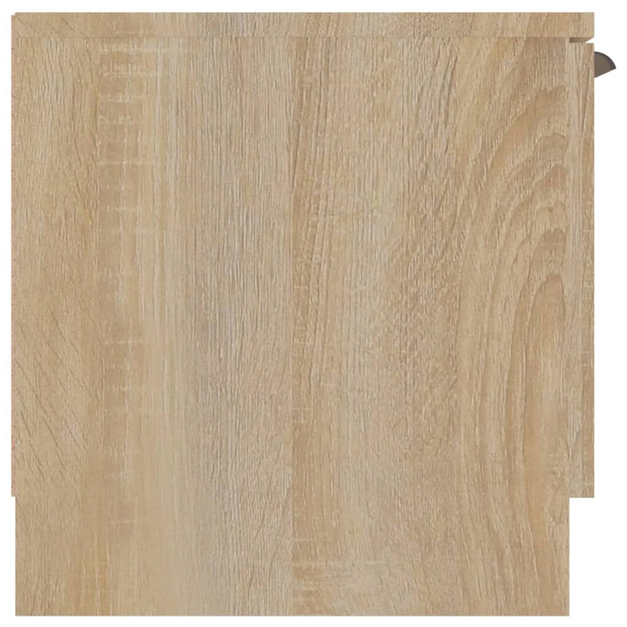 Tv-Meubel 02X35X36,5 Cm Bewerkt Hout Kleurig Sonoma eiken