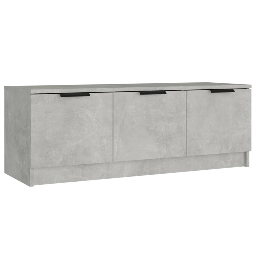 Tv-Meubel 02X35X36,5 Cm Bewerkt Hout Betongrijs