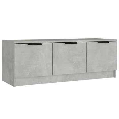 Tv-Meubel 02X35X36,5 Cm Bewerkt Hout Betongrijs