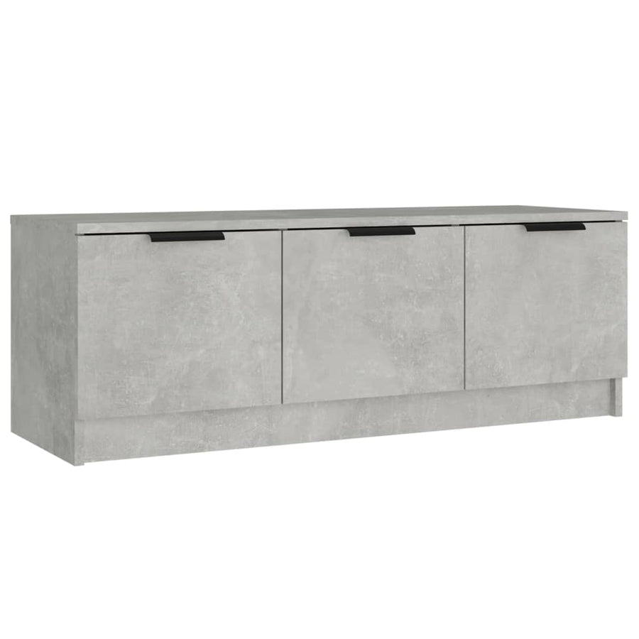 Tv-Meubel 02X35X36,5 Cm Bewerkt Hout Betongrijs