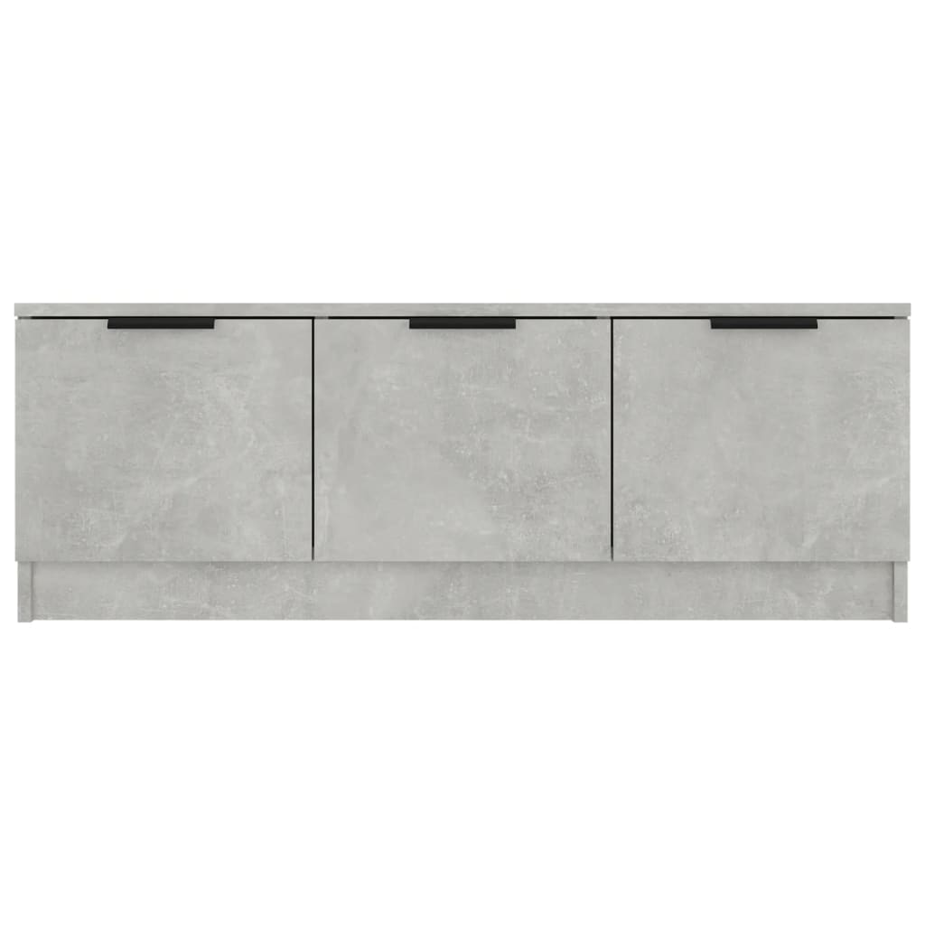 Tv-Meubel 02X35X36,5 Cm Bewerkt Hout Betongrijs