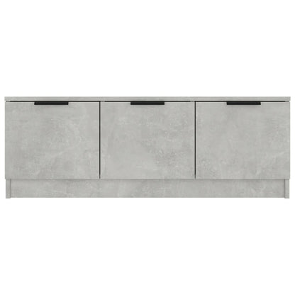 Tv-Meubel 02X35X36,5 Cm Bewerkt Hout Betongrijs
